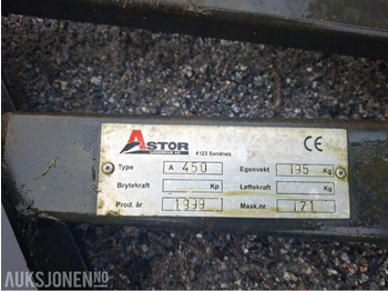 Сельскохозяйственная техника 1999 Astor A 450 frontlaster / lesseapparat: фото 4 Сельскохозяйственная техника 1999 Astor A 450 frontlaster / lesseapparat: фото 4