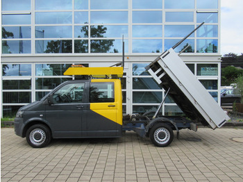 Малотоннажный самосвал, Грузопассажирский фургон Volkswagen Transporter T5 2.0 TDI 75KW L2H1 DOKA dubbelcabine Kipper Actiebord: фото 3