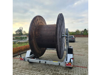 Новый Кабельный транспортер PRZYCZEPA SŁUPOWA KABLOWA PRZEWÓZ KABLI 3500 KG / POLE CABLE TRAILER FOR CABLE TRANSPORT 3500 KG: фото 3