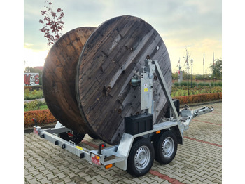 Новый Кабельный транспортер PRZYCZEPA SŁUPOWA KABLOWA PRZEWÓZ KABLI 3500 KG / POLE CABLE TRAILER FOR CABLE TRANSPORT 3500 KG: фото 2