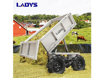 Новый Сельскохозяйственный прицеп-самосвал LADYS Electric Remote Control Transporter Agricultural Orchard Farm Electric Utv Dump Trailer Material Handling Equipment All Terrain Transport Vehicle: фото 2