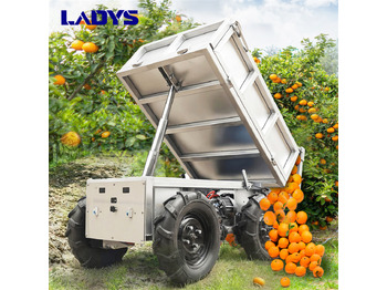 Новый Сельскохозяйственный прицеп-самосвал LADYS Electric Remote Control Transporter Agricultural Orchard Farm Electric Utv Dump Trailer Material Handling Equipment All Terrain Transport Vehicle: фото 5