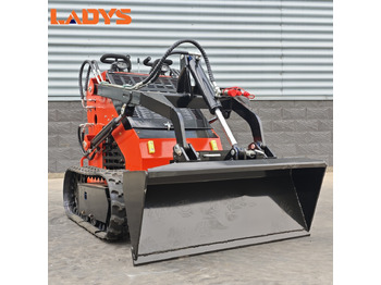 Новый Мини-погрузчик с бортовым поворотом LADYS Free Shipping Mini Skid Steer Loader Compact Track Electric/Diesel Chinese Mini Skid Steer Loader For Sale With Mini Skid Steer Attachments 4 In 1 Bucket: фото 4