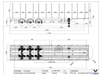 Полуприцеп бортовой/ Платформа YALCIN