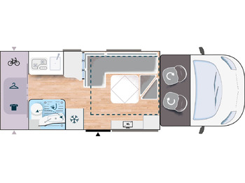 Полуинтегрированный автодом Challenger Teilintegriert Break Edition 240 *MJ25*Automatik: фото 2
