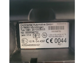 Тахограф для Грузовиков TACHOGRAF MERCEDES ACTROS A0024463633 R.2.1: фото 3