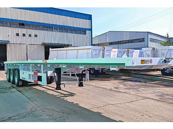 Новый Полуприцеп бортовой/ Платформа для транспортировки контейнеров TITAN 3 Axle 40 Ft Flatbed Trailer for Sale in Mauritania: фото 4