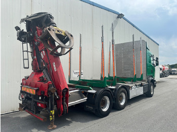 Лесовоз, Автоманипулятор Scania R 580 V8 Penz Kran 2x Telespok: фото 3