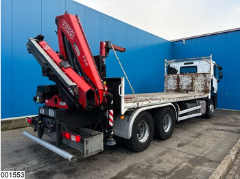 Грузовик бортовой/ Платформа, Автоманипулятор Renault C 380 6x4, EURO 6, Fassi, Steel suspension, Remote: фото 2