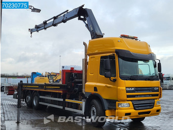 Грузовик бортовой/ Платформа, Автоманипулятор DAF CF75.310 6X2 RHD Manual Hiab 322EP-4 Hiduo Kran Crane Euro 5: фото 3
