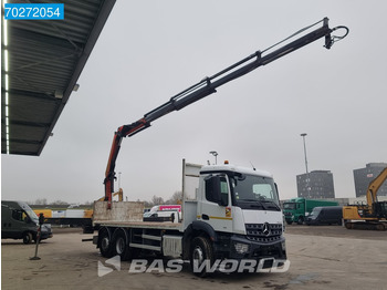 Грузовик бортовой/ Платформа, Автоманипулятор Mercedes-Benz Arocs 2536 6X2 Palfinger PK 16002 Crane Lenkasche Euro 6: фото 3