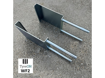 Оборудование для гаражей/ Мастерских WF2 wheel forks for vehicles with different track widths like ride-on lawn mowers - suitable for tyreON TL10E - Set of 2 pieces: фото 3