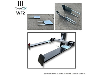 Оборудование для гаражей/ Мастерских WF2 wheel forks for vehicles with different track widths like ride-on lawn mowers - suitable for tyreON TL10E - Set of 2 pieces: фото 2