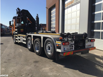 Крюковой мультилифт, Автоманипулятор Volvo FM 420 8x2 HMF 28 ton/meter laadkraan Welvaarts weighing system: фото 3