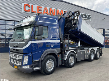 Самосвал, Автоманипулятор Volvo FM 500 Euro 6 HMF 50 Tonmeter laadkraan + Fly-Jib: фото 2
