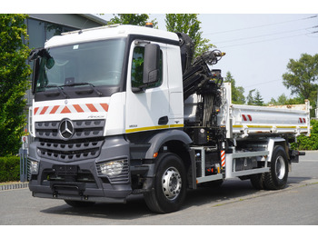 MERCEDES-BENZ Arocs 1833 / 87,000 km!!! / Hds HIAB X-DUO 128 B-2 / three-sided tipper в лизинг MERCEDES-BENZ Arocs 1833 / 87,000 km!!! / Hds HIAB X-DUO 128 B-2 / three-sided tipper: фото 3