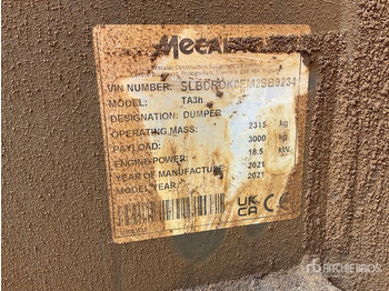 Внедорожный самосвал MECALAC