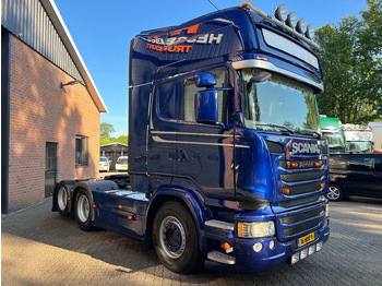 Тягач Scania R490 6X2 Topline Standairco 2X tank NL Truck: фото 2