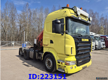 Тягач SCANIA R420 6x2  + Crane Palfinger PK23500: фото 4