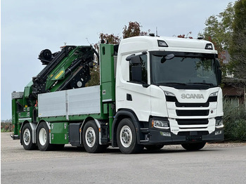 Автоманипулятор Scania G500 NGS 8X2 !!EURO6!!21DKM!! 2022!! PALFINGER 65TM/JIB/LIER/WINCH!!TOP!!ROOF/DACH/MONTAGE!!MANUTENTION!! CRANE!!GRUE!!: фото 2