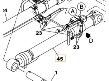 Гидравлический цилиндр CASE