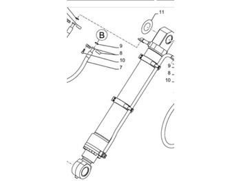 Гидравлический цилиндр CASE