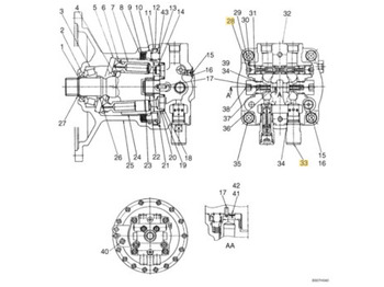 Поворотный редуктор NEW HOLLAND
