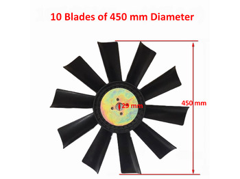 Новый Вентилятор для Колёсных погрузчиков Qingdao Promising Engine Cooling Fan Blade for China Loader: фото 4