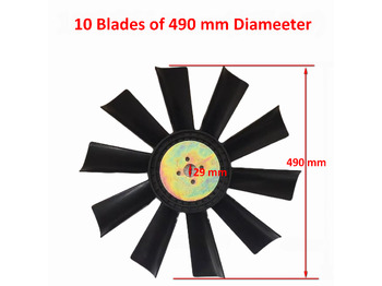 Новый Вентилятор для Колёсных погрузчиков Qingdao Promising Engine Cooling Fan Blade for China Loader: фото 5
