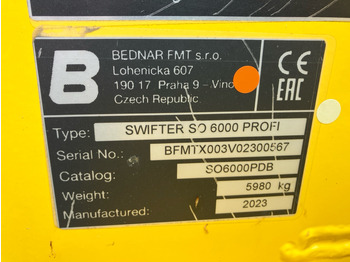 Борона Bednar Swifter SO 6000 Profi: фото 2