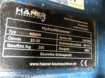 Новый Запчасти для Строительной техники BRH NEUF HAENER HX600 - Pelles de 3 à 5 t: фото 2