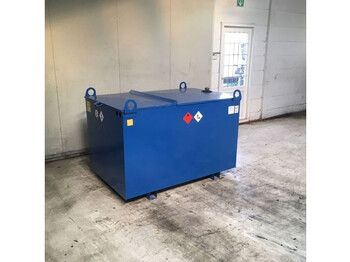 Резервуар для хранения Kiwa IBC Elzinga Machinefabriek 1000 liter IBC Dieseltank met handpomp: фото 4