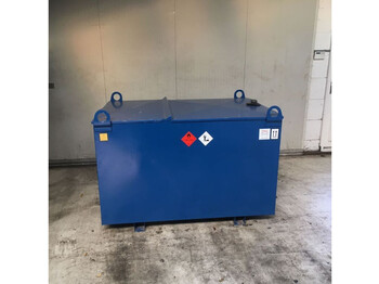 Резервуар для хранения Kiwa IBC Elzinga Machinefabriek 1000 liter IBC Dieseltank met handpomp: фото 2