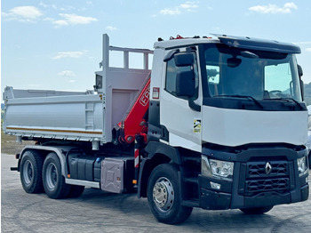 Самосвал, Автоманипулятор Renault C 430 * FASSI F165A.0.23 + FUNK * 6x4: фото 4