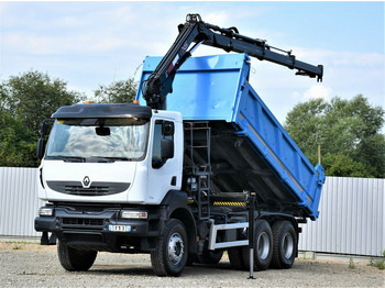 Renault KERAX 370 DXI* HIAB 122B-3 HIDUO/FUNK * 6x4  в лизинг Renault KERAX 370 DXI* HIAB 122B-3 HIDUO/FUNK * 6x4: фото 1
