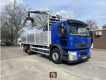 Грузовик бортовой/ Платформа, Автоманипулятор Renault PREMIUM LANDER 430.26 6X2 EL 2M ROLLKRAN - Kennis R16/7 - NL TOP TRUCK: фото 2