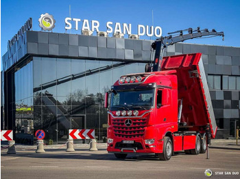 Новый Автоманипулятор Mercedes-Benz  AROCS 3358L 6x4 HIAB 192X-HIPRO E-6 Crane Kippe: фото 4