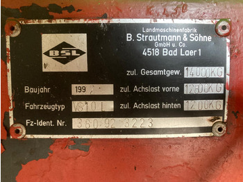 Strautmann Streublitz VS10 L в лизинг Strautmann Streublitz VS10 L: фото 2