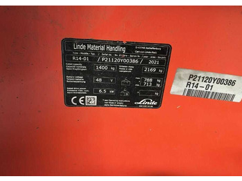 Ричтрак Linde R14-01: фото 4 Ричтрак Linde R14-01: фото 4