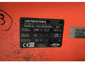 Ричтрак Linde R16HD-01: фото 4