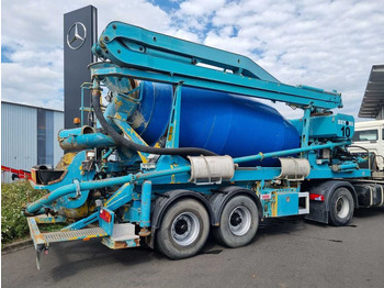 Полуприцеп бетоносмеситель De Buf Beton-Mischer 9m³/Sermac 24m Betonpumpe: фото 2