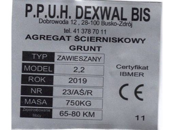 Техника для обработки почвы Dexwal cultivator Grunt 2,6 m: фото 3