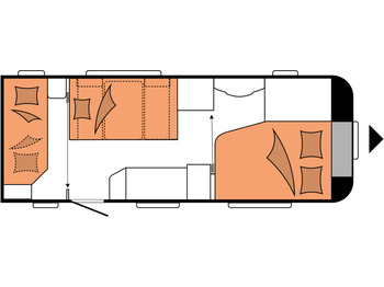 Прицеп дача DE LUXE 540 KMFe: фото 2 Прицеп дача DE LUXE 540 KMFe: фото 2