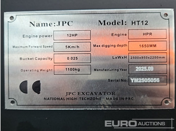 Мини-экскаватор JPC