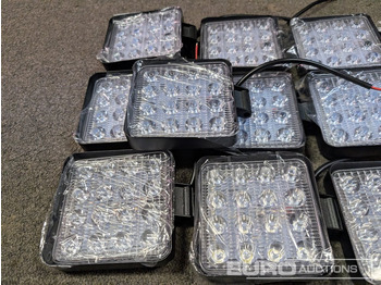 Строительное оборудование Unused LED Work Lights, 48w, 12V/24V, Adjustable Bracket, IP67 Waterproof, 6000k White (10 of): фото 3