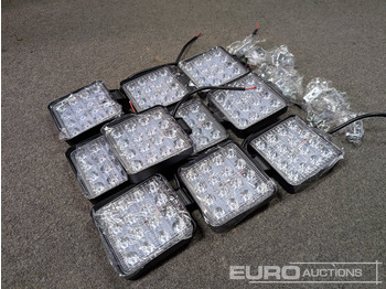 Строительное оборудование Unused LED Work Lights, 48w, 12V/24V, Adjustable Bracket, IP67 Waterproof, 6000k White (10 of): фото 4