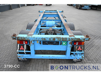 Полуприцеп-контейнеровоз/ Сменный кузов KOHLER CS 20/2 CHASSIS | 20ft * STEEL SUSPENSION * SAF / DRUM * 6x AVAILABLE: фото 2