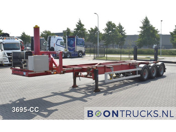 Полуприцеп-контейнеровоз/ Сменный кузов LAG O-3-CC | 30ft TIPPING CHASSIS * 24v SELF SUPPORT * BPW/DISC: фото 3