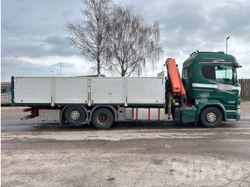 Грузовик бортовой/ Платформа, Автоманипулятор Scania R450 6x2*4 Palfinger PK22002 EH: фото 5