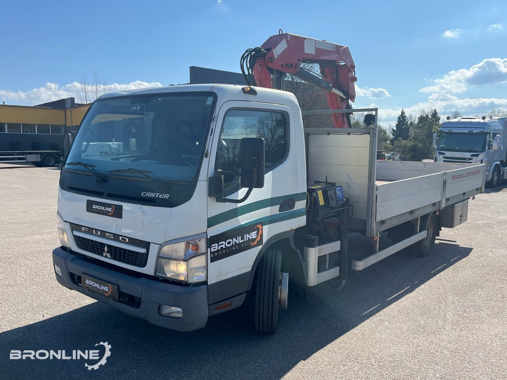 2011 Mitsubishi Fuso Canter + HMF 635K3 - Грузовик бортовой/ Платформа: фото 1 2011 Mitsubishi Fuso Canter + HMF 635K3 - Грузовик бортовой/ Платформа: фото 1